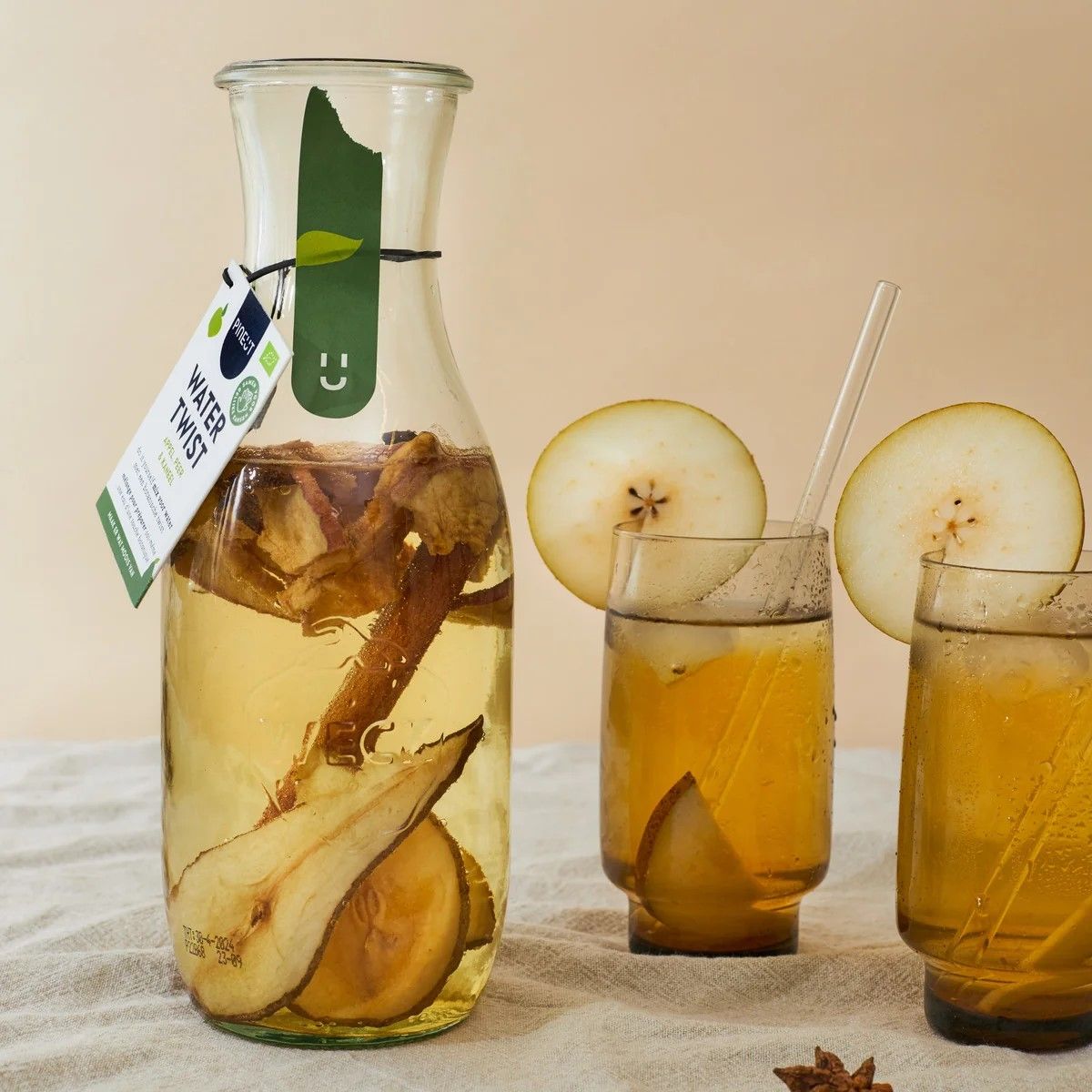 Water met smaak | Watertwist | karaf | Appel, Peer & Kaneel BIO