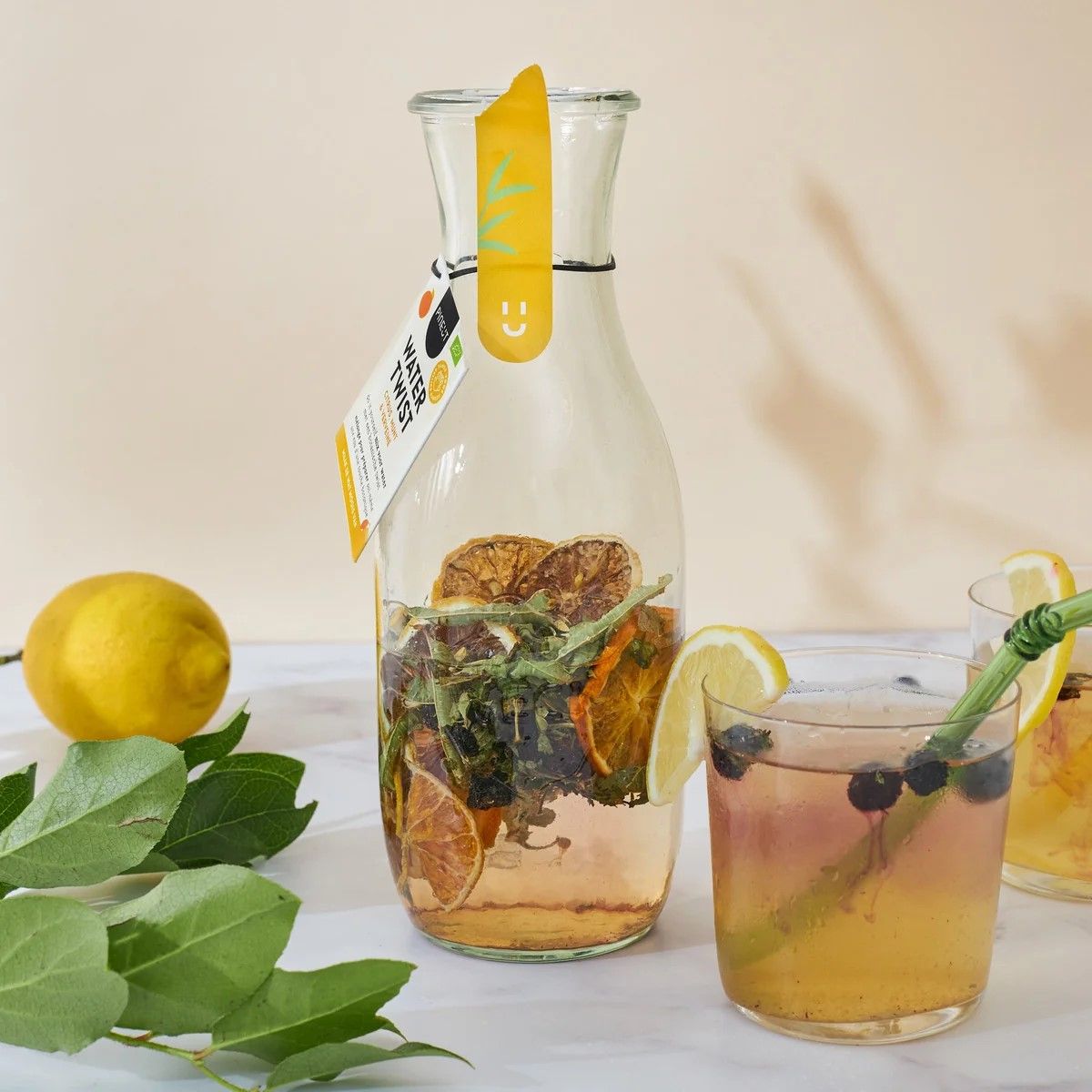 Water met smaak | Watertwist | Citrus, Munt & Verveine | in karaf | BIO | Pineut