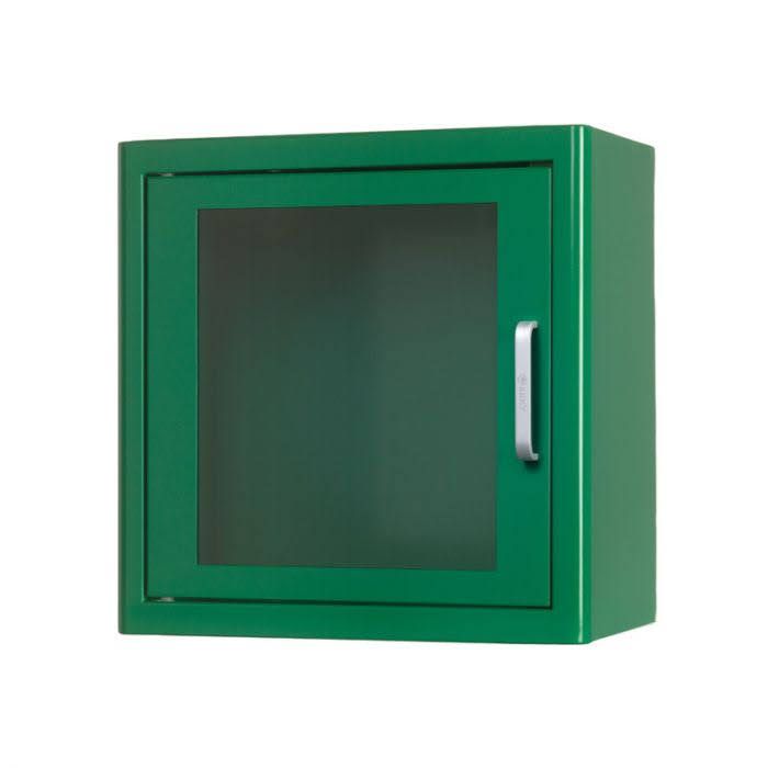 AED-binnenkast, universeel met alarm (groen)