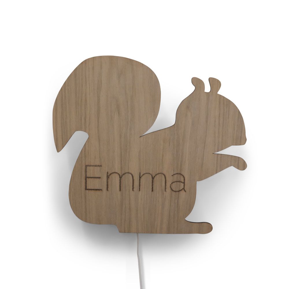 Wandlamp eekhoorn