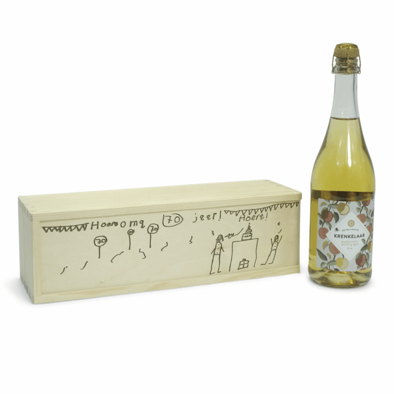 Cadeaubox met tekening & Krenkelaar (alcoholvrij)