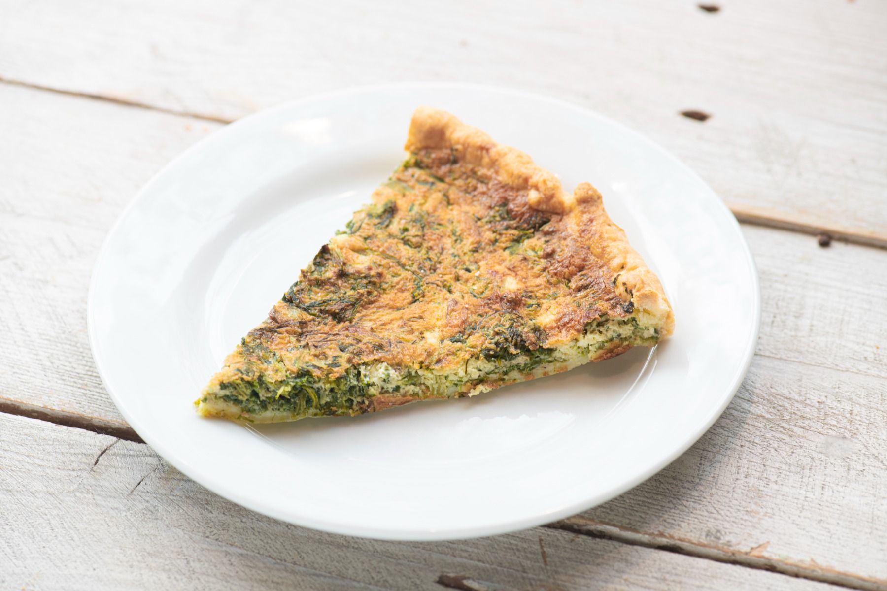 Quiche spinazie en feta