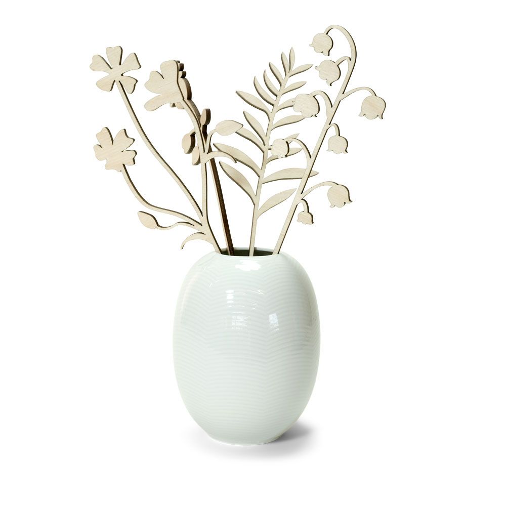 Houten bloemen (naturel)
