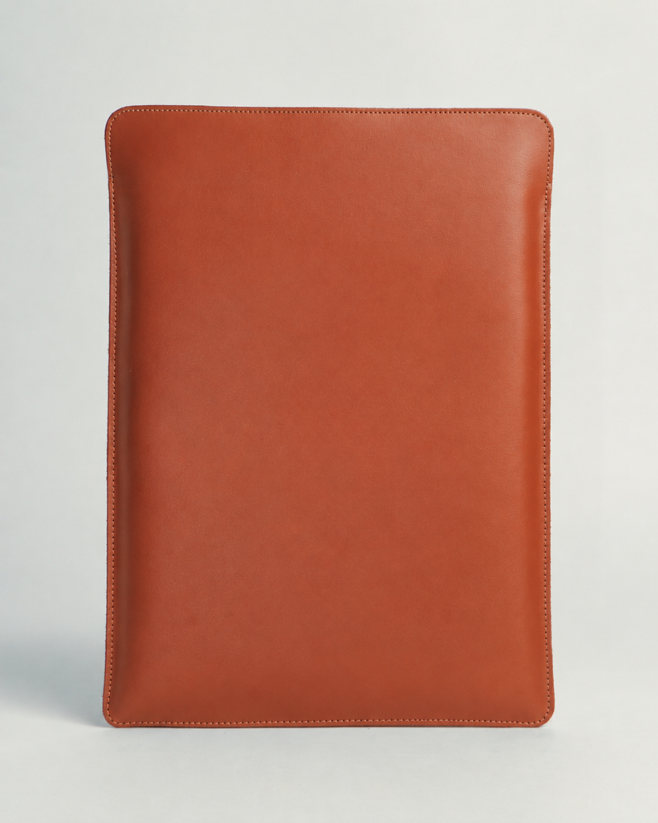 Slide-in Laptopsleeve – Upcycled Leer