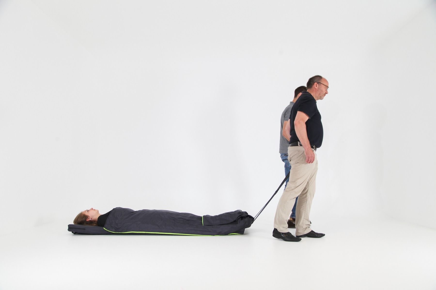 S-CAPEPLUS evacuatiematras, incl. wall cover en panorama pictogram