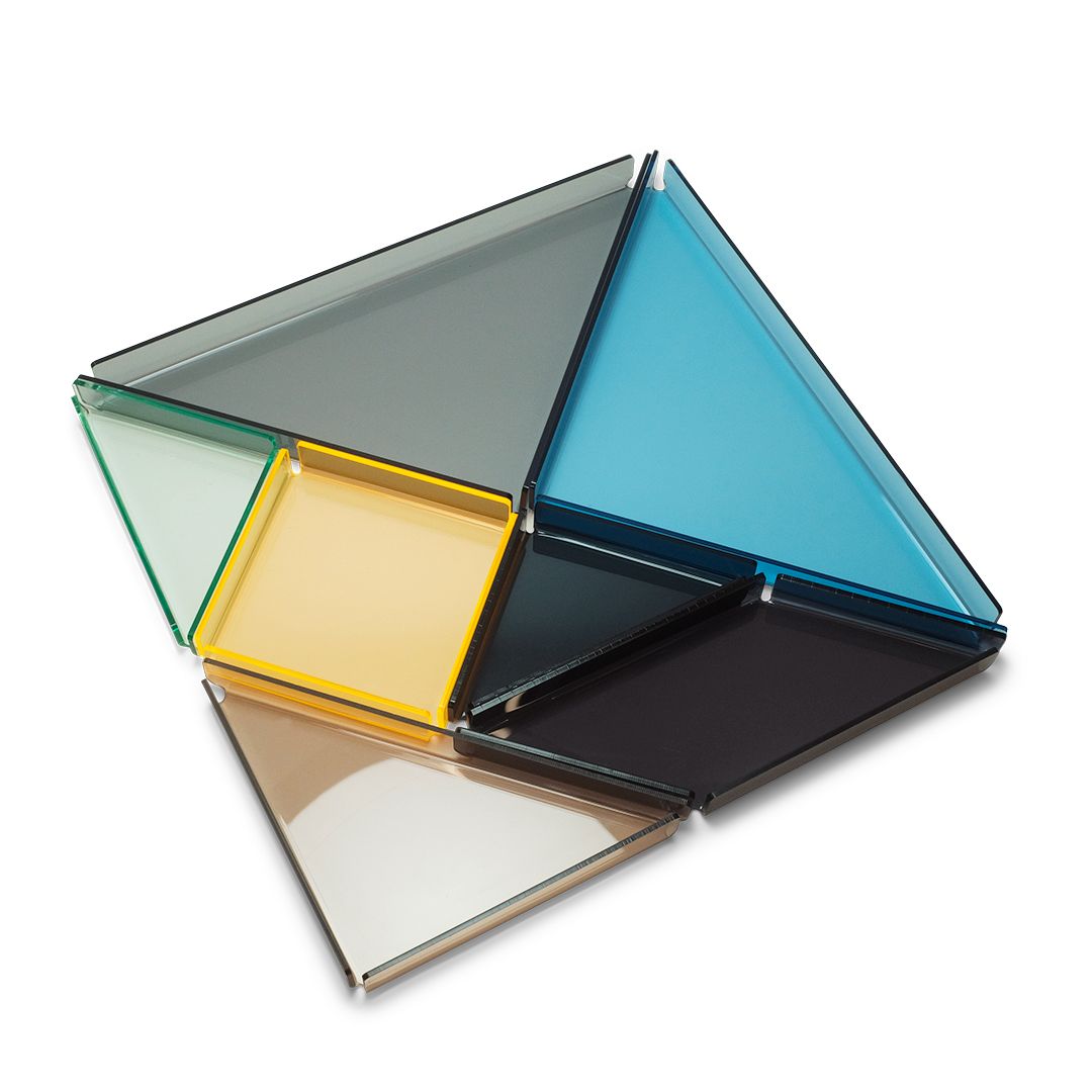 Tangram organizer - recycled